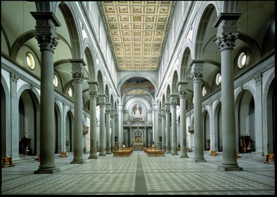 View of the Nave, 1425-46 by Filippo Brunelleschi